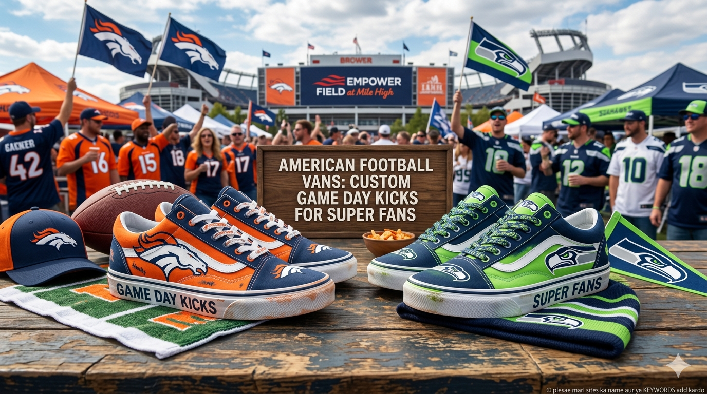 American Football Vans: Custom Game Day Kicks for Super Fans